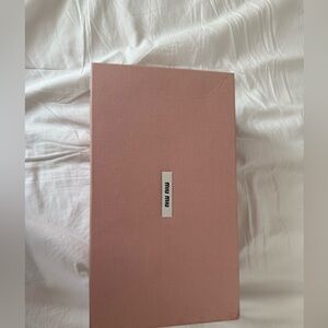 Miu miu shoe box
